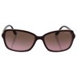 Vogue VO5031S Sunglasses 238714-58 - Top Dk Bordeaux pink Transp Frame, Pink Gradient Brown Supply