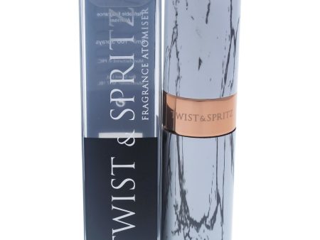 Twist And Spritz Atomiser - White Marble By Twist And Spritz For Women - 8 Ml Refillable Spray (empt  8 ml Fashion