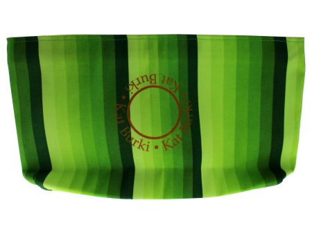 Stripe Travel Case - Green by Kat Burki for Women - 1 Pc Bag on Sale