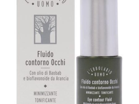 Uomo Eye Contour Fluid by LErbolario for Men - 0.5 oz Treatment Sale