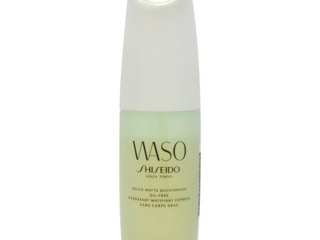 Waso Quick Matte Moisturizer Oil-Free by Shiseido for Women - 2.5 oz Moisturizer (Tester) Cheap