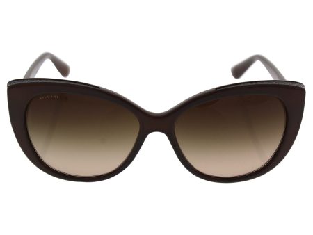 Bvlgari Bv8169q 1111 13 - Turtledove Brown brown Gradient Sunglasses For Women  57-15-135 mm For Sale