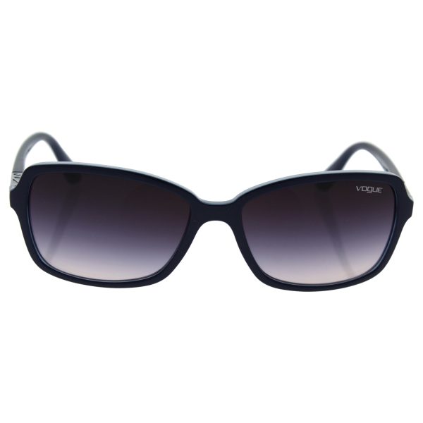 Vogue VO5031S Sunglasses 238836-58 - Top Dark Blue blue Transp Frame, Pink Gradient Grey Sale