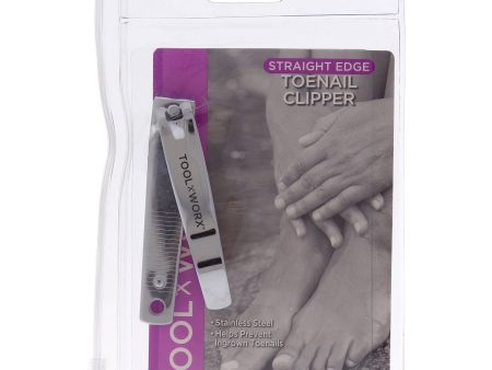 Toenail Clipper Straight Edge by Toolworx for Unisex - 1 Pc Clipper Online