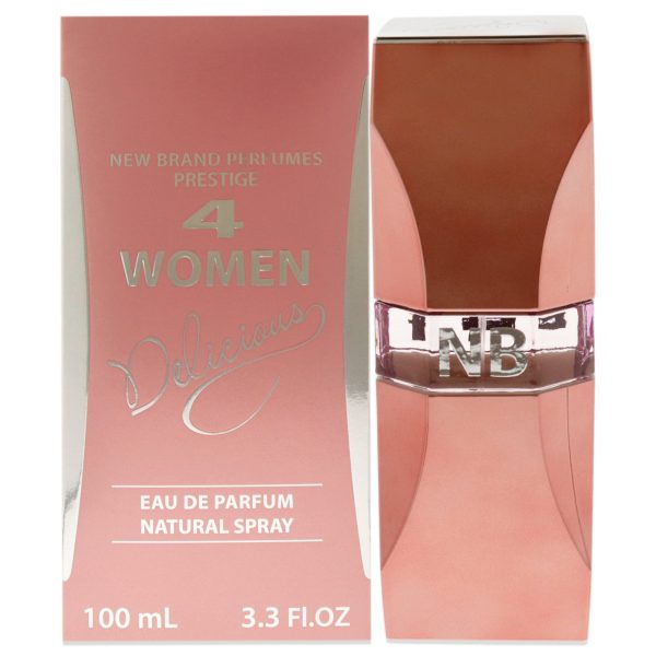 4 Women Delicioud by New Brand for Women - 3.3 oz EDP Spray Online Hot Sale