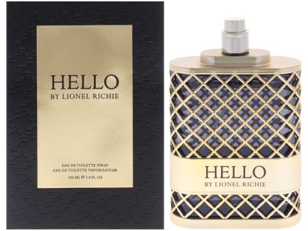 Hello by Lionel Richie for Men - 3.4 oz EDT Spray (Tester) For Sale