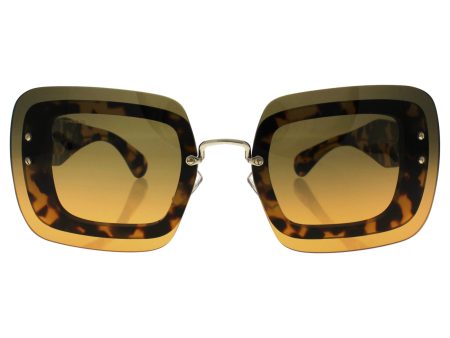 Miu Miu Women s 0MU 01RS Tortoise Brown Gradient Online Hot Sale