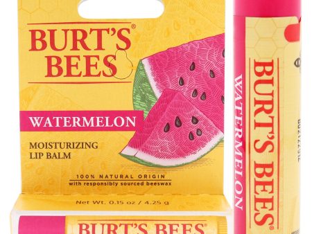 Watermelon Moisturizer Lip Balm Blister by Burts Bees for Unisex - 0.15 oz Lip Balm Online Sale