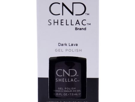 Shellac Nail Color - Dark Lava by CND for Women - 0.25 oz Nail Polish on Sale