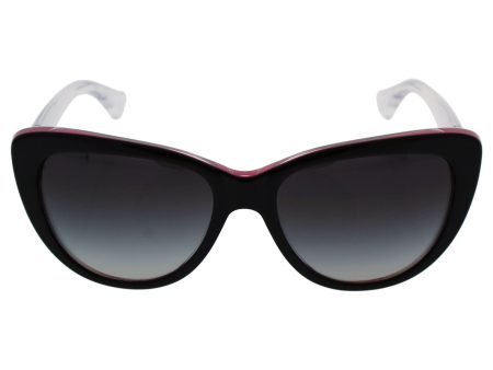 D&G Dolce & Gabbana Women s 3 Layers Cateye Sunglasses,Black & Peral Fuchsia & Cryst,55 mm For Sale