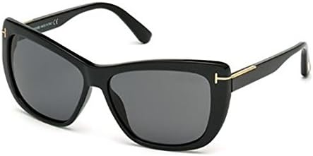 Tom Ford Ft0434 Lindsay 01d - Shiny Black grey Polarized By Tom Ford For Women - 58-13-140 Mm Sunglasses  58-13-140 mm Hot on Sale