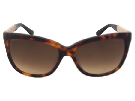 Jimmy Choo Cora S Sunglasses - 0FA5 Dark Havana (JD Brown Gradient Lens) - 56mm Discount