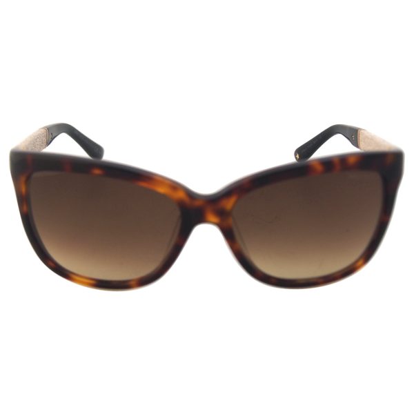 Jimmy Choo Cora S Sunglasses - 0FA5 Dark Havana (JD Brown Gradient Lens) - 56mm Discount