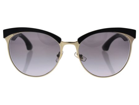 Miu Miu Women s Top Rim Sunglasses, Gold Black Grey Gradient, One Size Sale