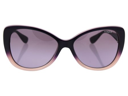 Sunglasses Vogue VO 2819S 23478H TOP VIOLET GRAD OPAL POWDER on Sale