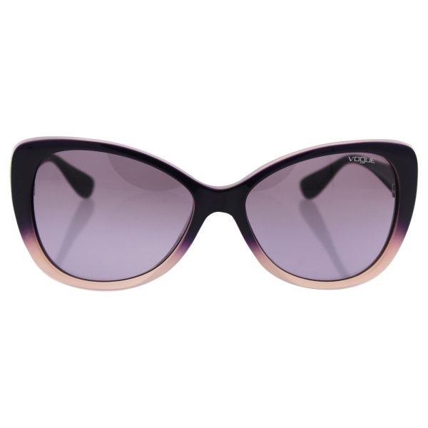 Sunglasses Vogue VO 2819S 23478H TOP VIOLET GRAD OPAL POWDER on Sale