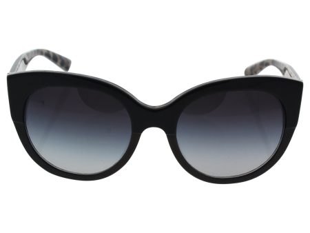 Dolce & Gabbana Women s DG4259 Sunglasses Top Black On Leo   Grey Gradient 56mm Discount