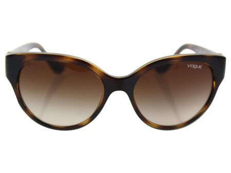 Vogue VO5035S Sunglasses W65613-56 - Dark Havana Frame, Brown Gradient on Sale