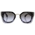 Miu Miu Women s 0MU 04RS Black Grey Tortoise Grey Gradient Supply