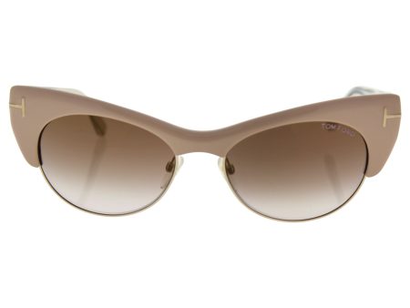 Tom Ford Ft0387 74g Lola - Pink Gold brown Gradient Sunglasses For Women  54-17-140 mm Sale