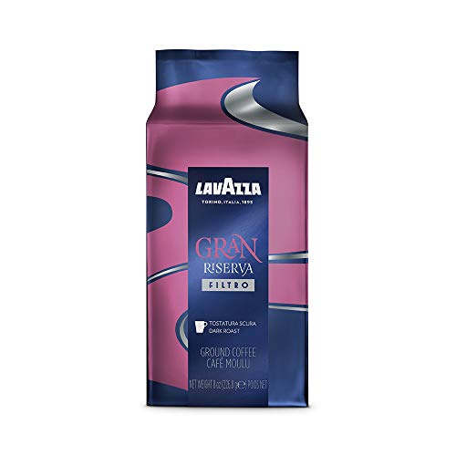 Gran Riserva Filtro Dark Roast Ground Coffee By Lavazza - 8 oz Coffee For Cheap