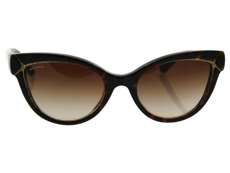 Bvlgari Bv8156b 5353 13 - Havana Glitter Gold brown Sunglasses For Women  54-20-140 mm Discount