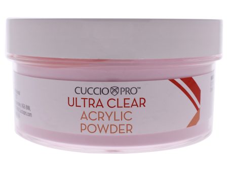 Ultra Clear Acrylic Powder - Extreme Pink by Cuccio Pro for Women - 12.75 oz Acrylic Powder For Discount