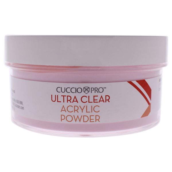 Ultra Clear Acrylic Powder - Extreme Pink by Cuccio Pro for Women - 12.75 oz Acrylic Powder For Discount