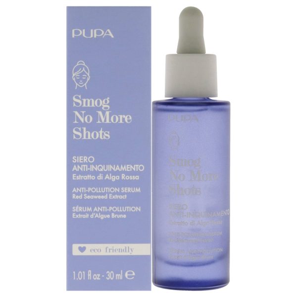 Smog No More Shots Anti-Pollution Serum by Pupa Milano for Women - 1.01 oz Serum Cheap