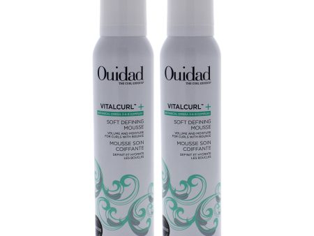 VitalCurl Plus Soft Defining Mousse by Ouidad for Unisex - 5.7 oz Mousse - Pack of 2 Fashion