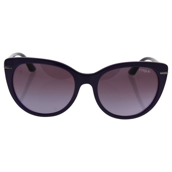 Vogue Vo2941s 22778h - Top Dark Violet Violet Transparent violet Gradient Sunglasses For Women  56-18-140 mm For Discount