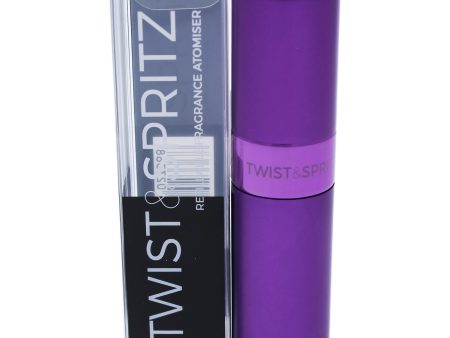 Twist And Spritz Atomiser - Purple By Twist And Spritz For Women - 8 Ml Refillable Spray (empty)  8 ml Supply