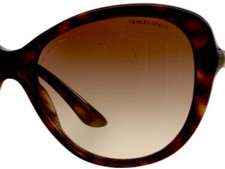 Giorgio Armani Ar 8052 5026 13 - Havana brown Gradient By Giorgio Armani For Women - 57-17-140 Mm Sunglasses  57-17-140 Cheap