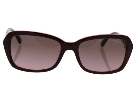 VOGUE Sunglasses VO 2964SB 232314 Bordeaux Opal Powder 55MM Discount