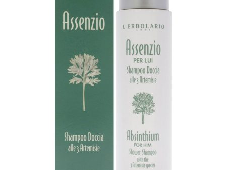 Shower Shampoo - Absinthium by LErbolario for Men - 8.4 oz Shampoo Supply