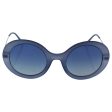 Giorgio Armani AR8068 54491G Super Round Full Rim Sunglasses in Matte Blue Supply