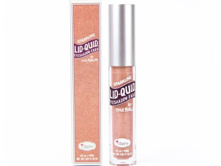 theBalm Lid-Quid Sparkling Shimmering Liquid Eyeshadow, Liquid Highlighter, Eye Makeup, Long wearing, Buildable, Travel-Size, Bellini, 1.1 ounces For Discount