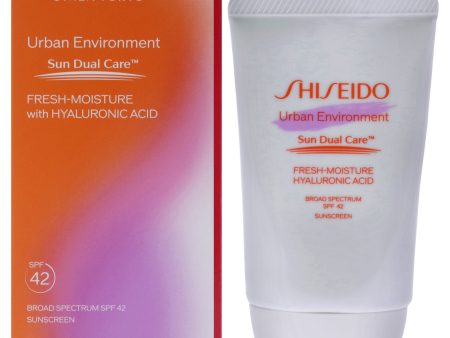 Urban Environment Fresh Moisture Sunscreen SPF 42 by Shiseido for Unisex - 1.8 oz Sunscreen on Sale