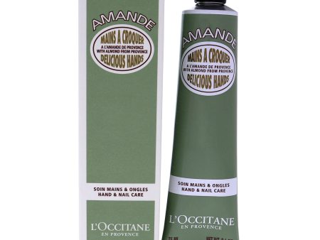 Almond Delicious Hands Cream by LOccitane for Unisex - 2.6 oz Cream Sale