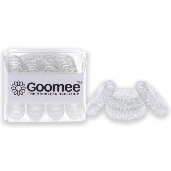 The Markless Hair Loop Set - Confetti Freeze by Goomee for Women - 4 Pc Hair Tie For Discount