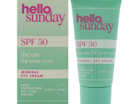 The One For Your Eyes Mineral Cream SPF 50 by Hello Sunday for Unisex - 0.5 oz Cream For Cheap