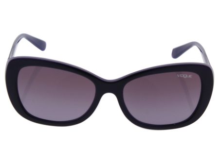 Vogue Vo2943sb 1312 8h - Dark Violet-Opal Lilac violet Gradient Sunglasses For Women  55-17-135 mm Sale