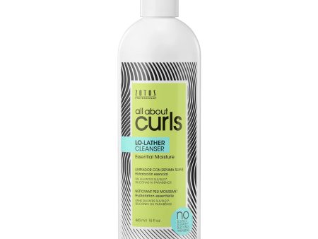 All About Curls Lo Lather Cleanser, Free of SLS SLES Sulfates, Silicones and Parabens, Color-Safe, 15-Ounce Online Hot Sale