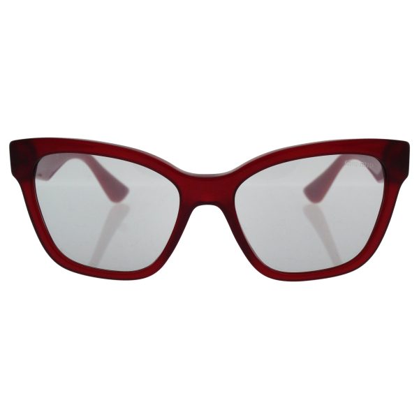 Miu Miu MU06RS TKW 5J0 Opal Bordeaux MU06RS Cats Eyes Sunglasses Lens Category For Discount