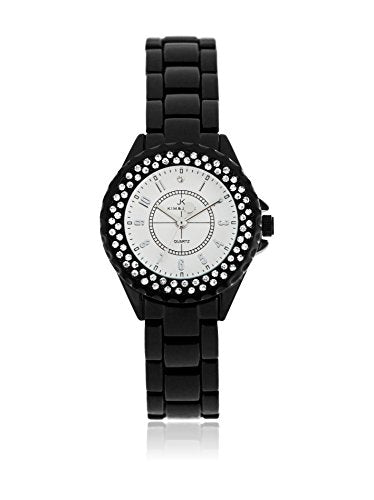 Kim & Jade Unisex-Adult Analogue Classic Quartz Watch with Stainless Steel Strap 2033L-BS Online