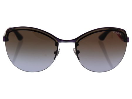 Vogue Eyewear Womens Sunglasses (VO3972S) Purple Purple Metal - Non-Polarized - 58mm Supply