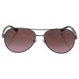 Vogue VO3997S Sunglasses 548 14-58 - Gunmetal Frame, Pink Gradient Brown For Cheap