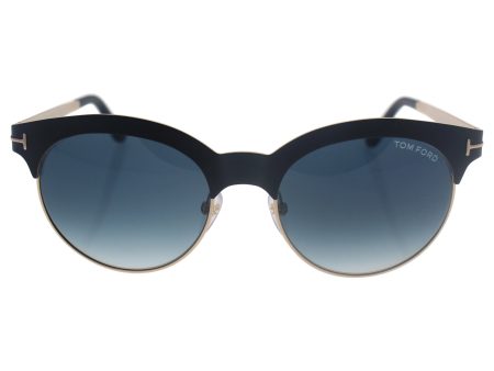 Tom Ford Sunglasses TF 438 Angela Sunglasses 05P Black 53mm Discount