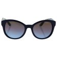 Vogue VO2992S 232548 Blue VO2992S Round Sunglasses Lens Category 2 Size 53mm Online now