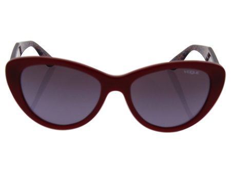 Vogue Vo2990s 2340 8h Liu Shishi - Red violet Gradient Sunglasses For Women  54-17-140 mm Online Sale